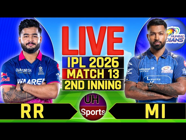 🔴 MI vs RR, IPL 2026, Cricket Live Match Today, Live Cricket Score Commentary - 2nd Innings