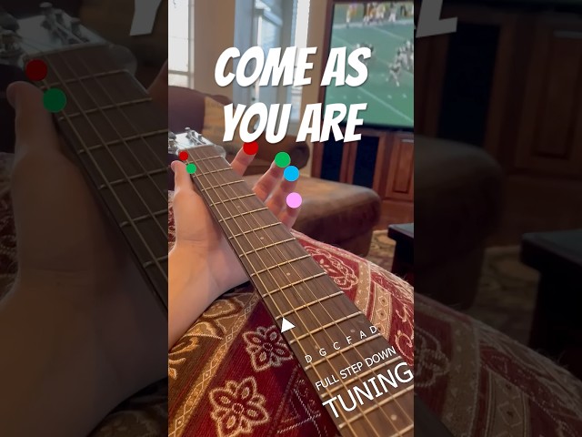 Come As You Are - Nirvana Guitar Lesson + Tutorial