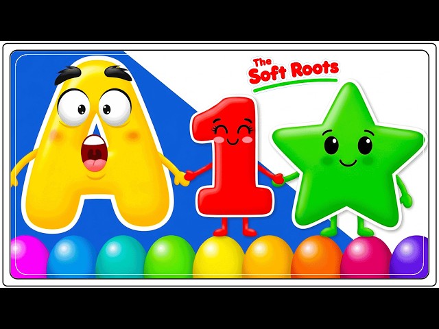 Preschool Learning activities for 3 year olds at home | Learn ABC Phonics Shapes Numbers Colors 🌈