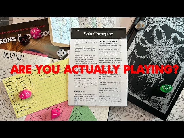 What Counts As Solo Play?