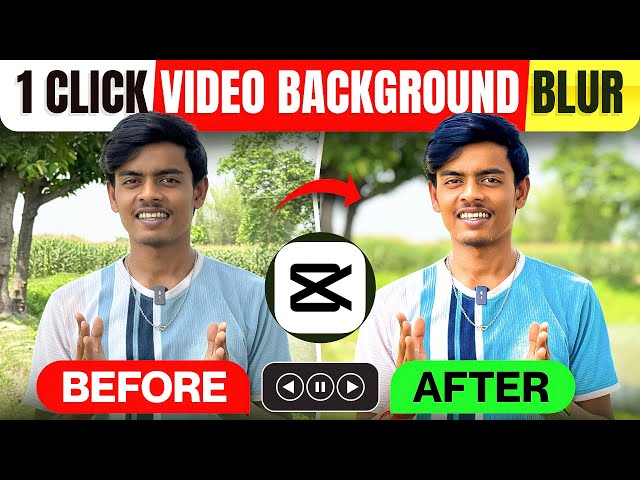 CapCut Background Blur Kaise Kare 2026 | 1 Click Me Video Blur Tutorial Hindi
