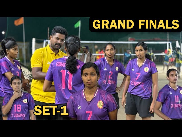 Grand Finals St Joseph’s Chennai Vs Dr shivanthi club women’s volleyball match in India