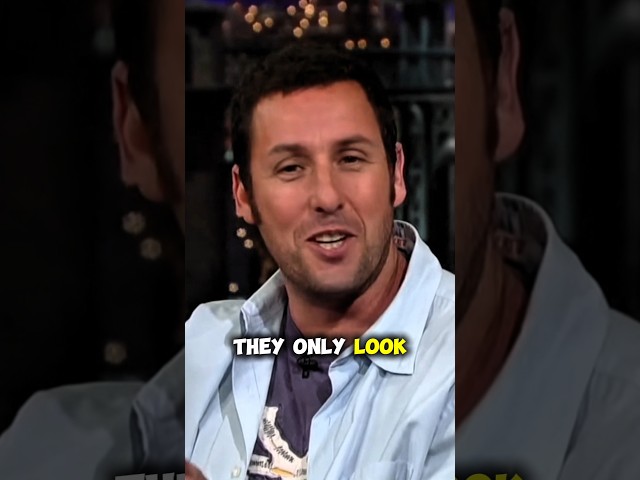 Adam Sandler joking on talk show