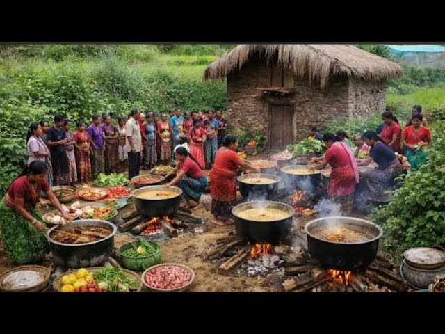 This Is Himalayan Village During The Heavy Rainy Season ll Daily Activities People In Village Life