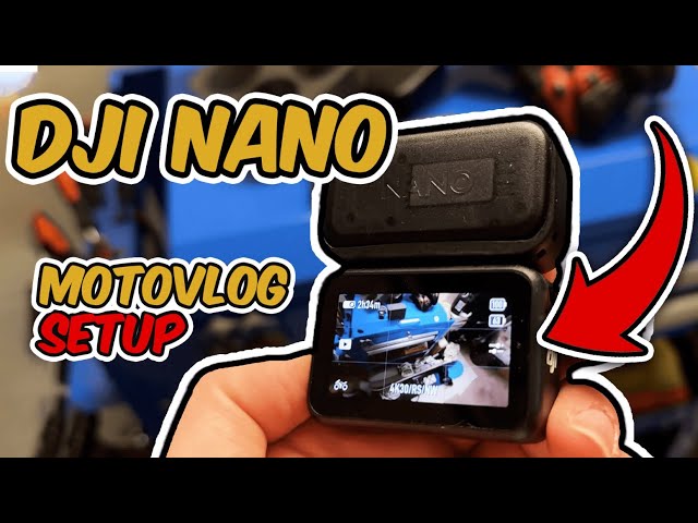 Dji Nano motovlog setup