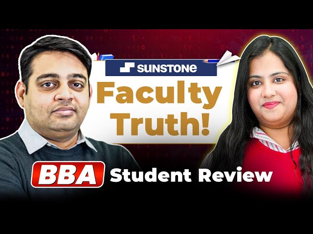 🎯Real-World Learning with Sunstone Faculty | BBA Student Experience💥 #sunstone #bba #studentjourney