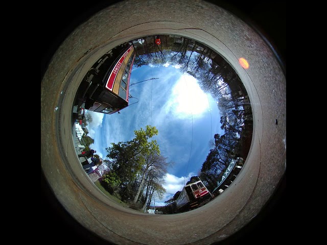 Electric Trams At Laxey, 360, Immersive Cinema, Dome, Fulldome, VR, Virtual Reality
