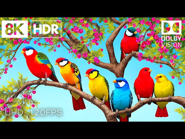 8K HDR Birds Paradise Ultra HD Video - A Stunning Avian Spectacle