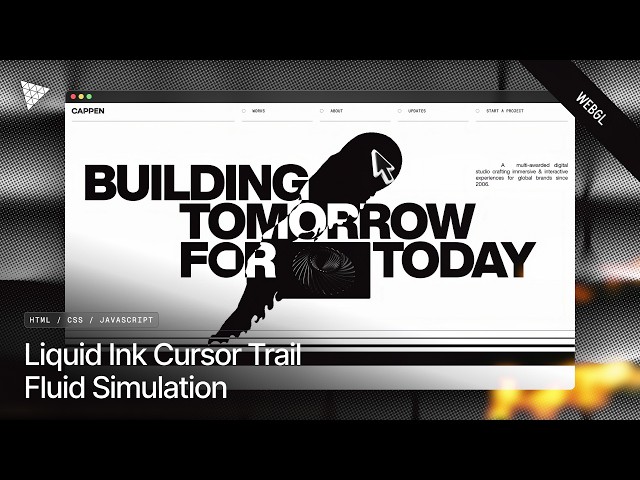 Building the Most Satisfying Cursor Trail on the Web (Fluid Simulation)