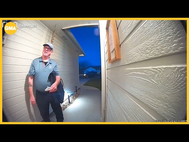 Deliveryman rewarded for going above and beyond