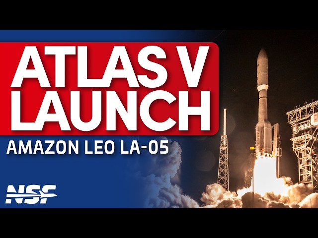 ULA Atlas V 551 launches Amazon Leo Atlas 5 (LA-05)
