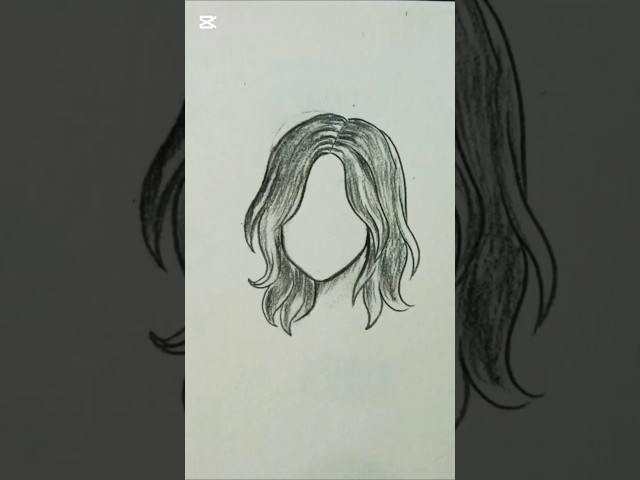How to draw hair #drawing #tutorial #howtodraw #hair #art