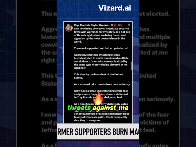 MTG Details Security Threats Fueled by Trump's Attacks