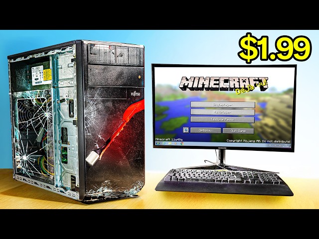 Can A $1 PC RUN Minecraft?