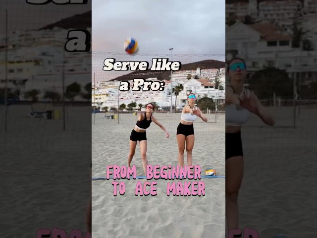 Serve like a Pro: from beginner to ice maker  #beachvolley #beachvolleyball #volleyserve #serve