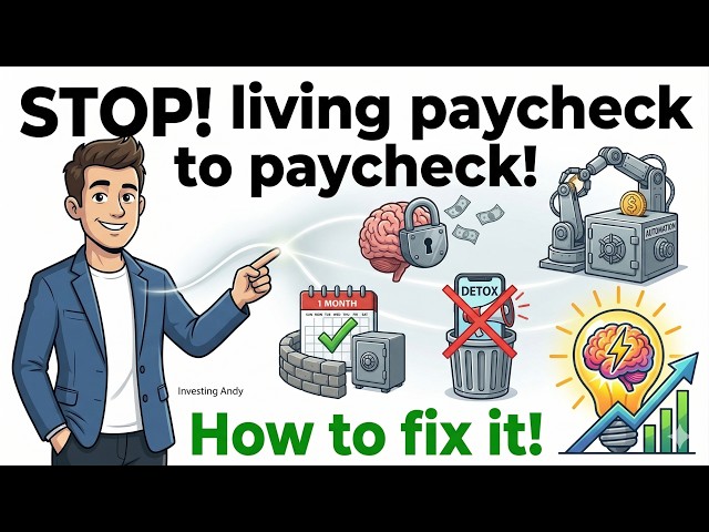 Why you live PAYCHECK to PAYCHECK and how to fix it! #ScarcityTax #PersonalFinance #Investing