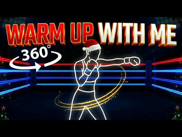 4K Immersive Interactive Warm Up BOX GYM 360 - Fast Reaction Workout PART4