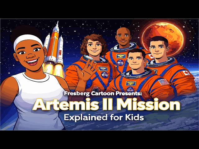 Artemis II Explained for Kids 🚀 | NASA’s Moon Mission (Space Facts for Kids)
