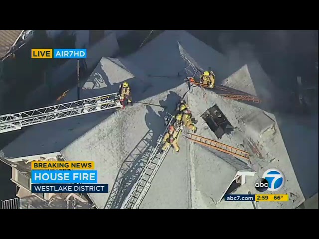ABC7: Westlake Greater Alarm Structure Fire | November 9, 2021