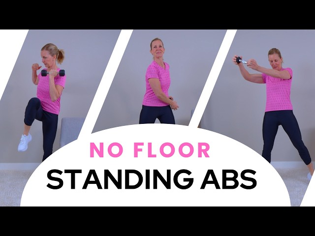 Standing Ab Workout with Weights for Over 50 | Build Core Strength Safely