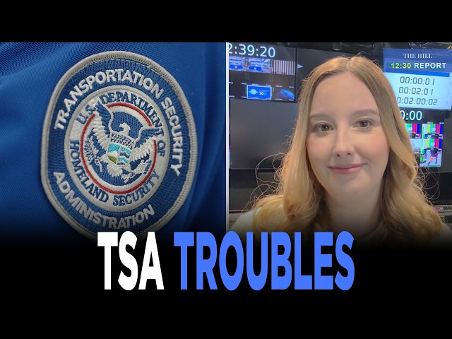 TSA Reports Record-High Airport Wait Times, 40-50% Call-Out Rate Among TSA Workers | 12:30 REPORT