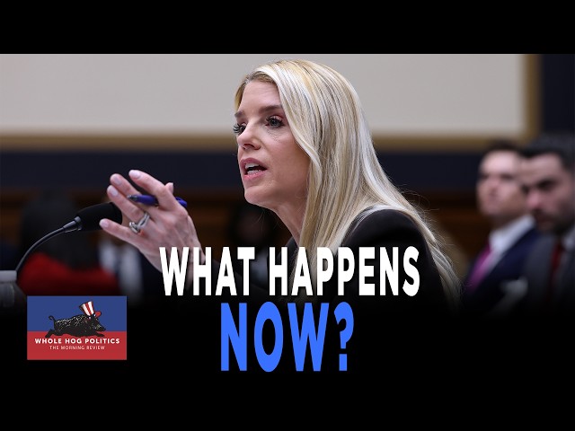 What Pam Bondi's Firing Could Mean For The Trump Administration Moving Forward | WHOLE HOG POLITICS