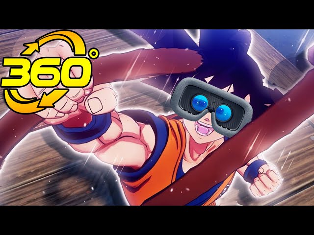 360° FISHING in Dragon Ball Z Kakarot!!! Goku in VR Virtual Reality