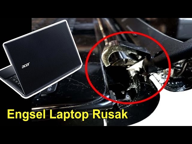 Video Proses Perbaikan engsel laptop yang patah atau dudukan bautnya hancur,