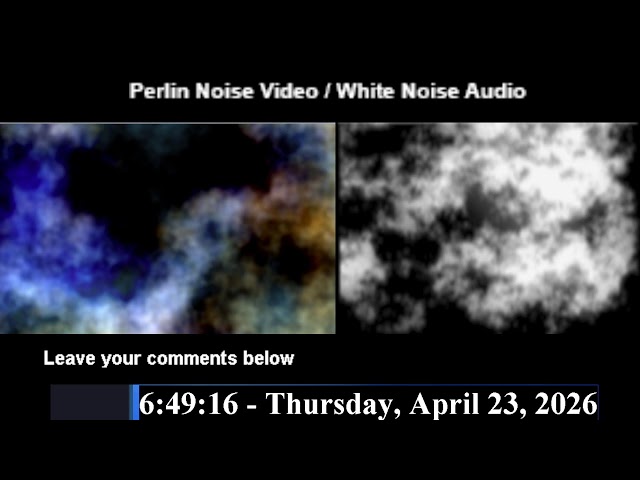 LIVE Paranormal Experiment Stream: Perlin Noise Video & Live Filtered Experiment Audio