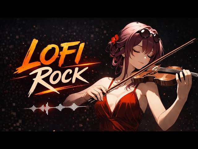 LoFi Rock Radio 🎻⚡ Chill Instrumental Violin Rock | 24/7 Music