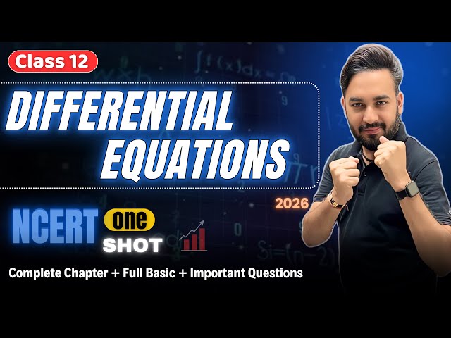 Differential Equations One Shot 🔥 Class 12 Maths | Mission Boards 2026 🎯| All About Mathematics