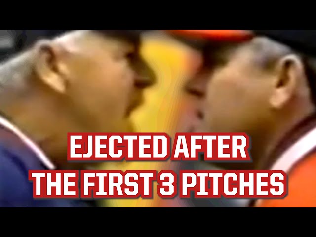 Manager gets ejected three pitches into playoff game, a breakdown