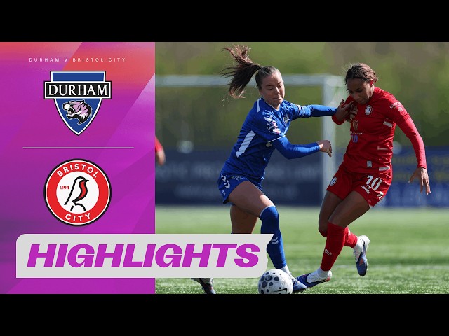 Hepple Rescues Huge Point from the Spot | Durham v Bristol City | Barclays WSL 2 25/26