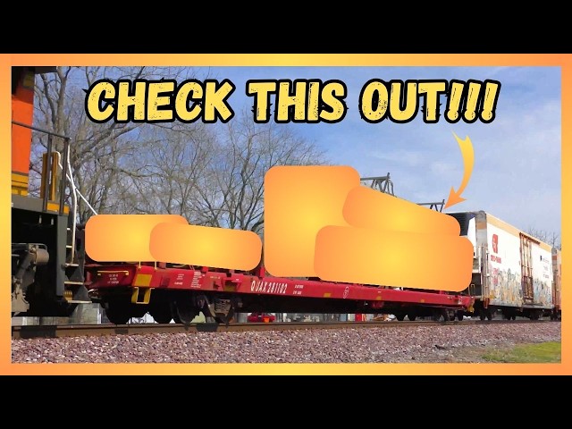 Train diverts to siding to let another train with a Heritage locomotive leading to pass them....