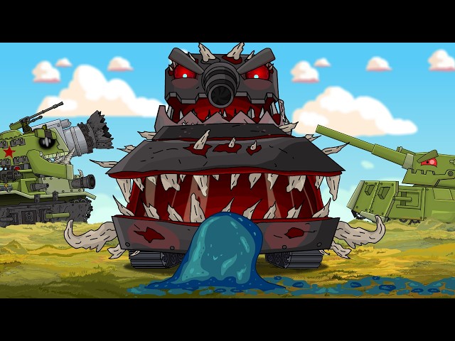 RATTE THE PARASITE | I WILL DEVOUR YOUR TECHNOLOGY! Cartoons about tanks