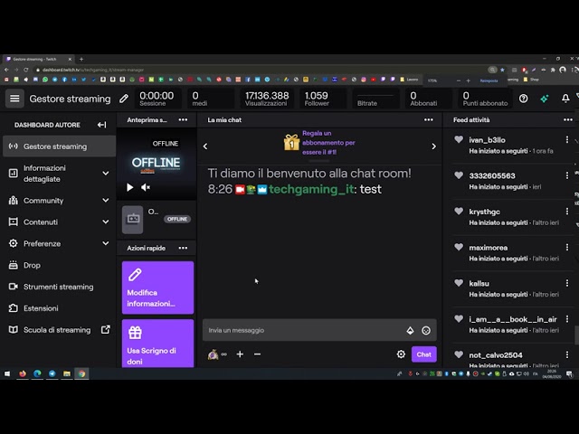 Come aumentare la dimensione dei Font nella chat di Twitch