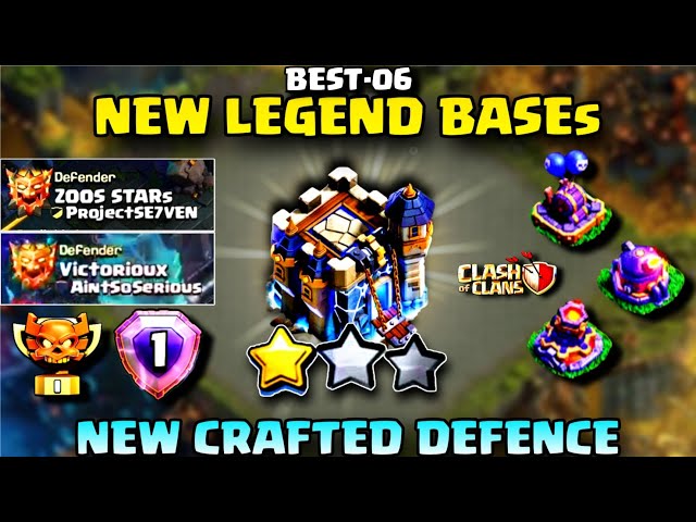 Top 6 Best Town Hall 18 Bases for 1 STARS ! With TH18 Cwl Base , War Base Link (Clash of Clans)