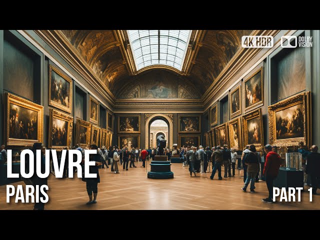 Louvre Museum Paris - Mona Lisa - Walking Tour | 4K 🇫🇷