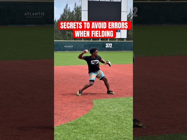 SECRETS TO FIELDING GROUNDBALLS #baseball #mlb #fielding #sports #training