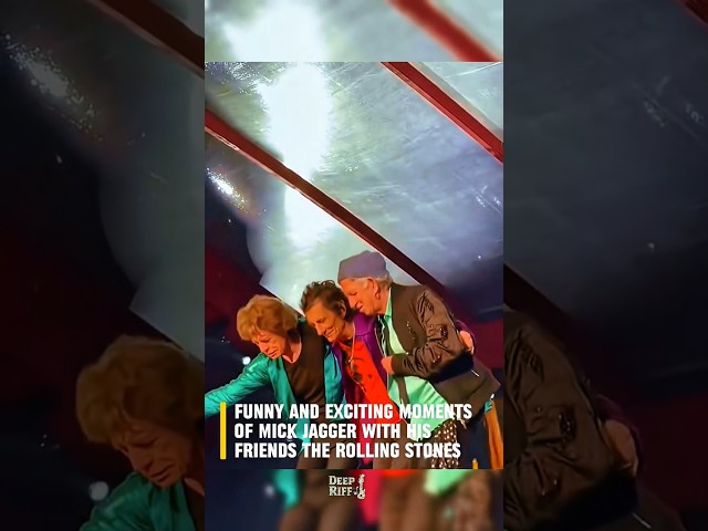 afunny moment of Mick Jagger with his friends #mickjagger #keithrichards #therollingstones #deepriff