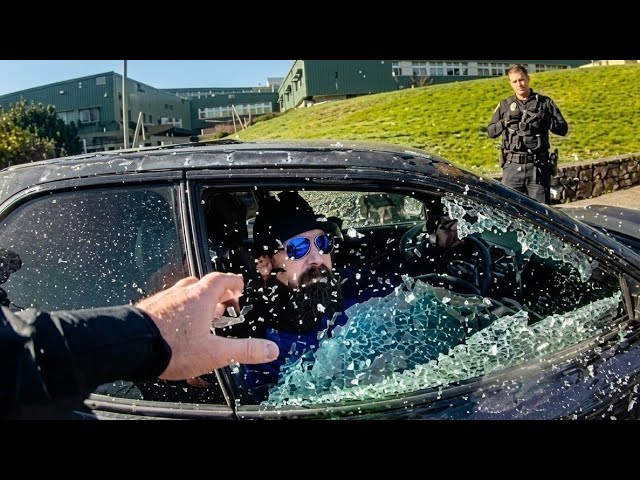 WOW! No-Nonsense Deputy RIPS OUT a Sovereign Citizens Car Window With His BARE HANDS 