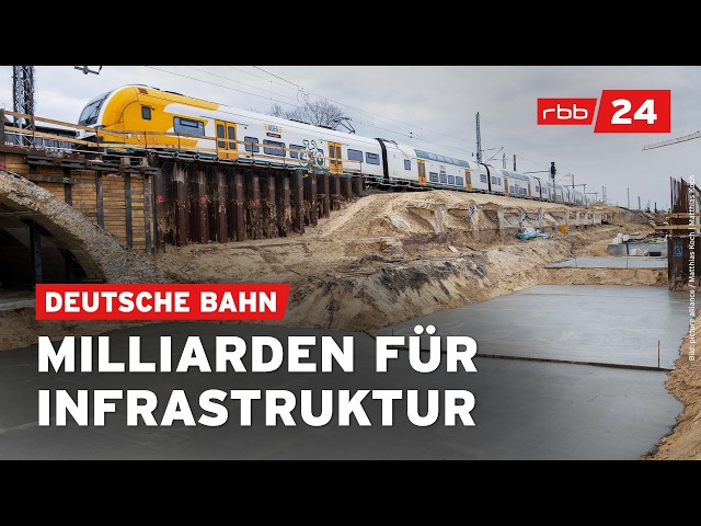 Deutsche Bahn kündigt Jahrzehnt voller Sanierungen an