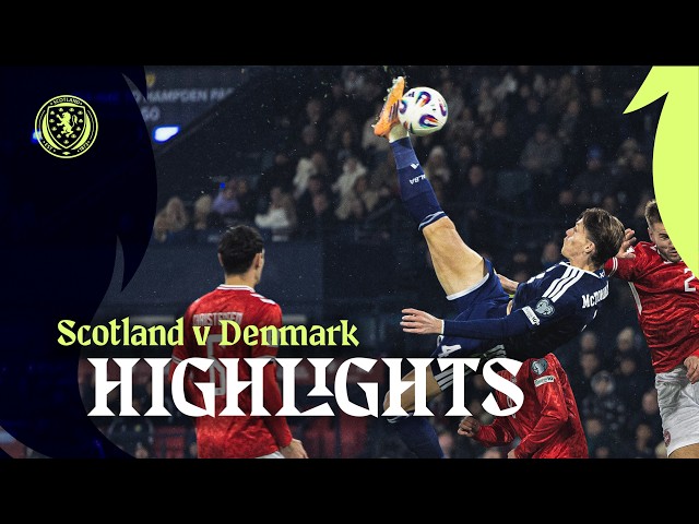 SCOTLAND 4-2 DENMARK | Scotland Qualify for 2026 World Cup! | World Cup Qualifier Highlights