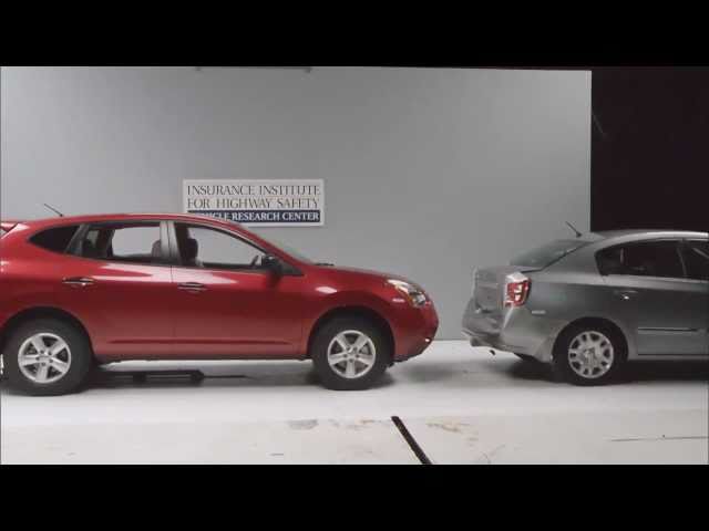 ► Crash Test - example of front - into - rear 10mph low-speed crash