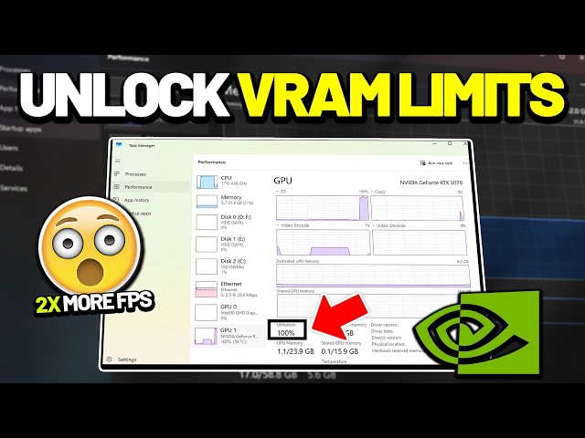 Fix VRAM Limits & Boost FPS – Fix Low GPU Usage While Gaming