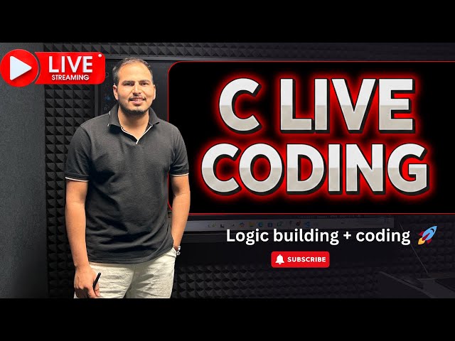 C live  coding ( array in c language )
