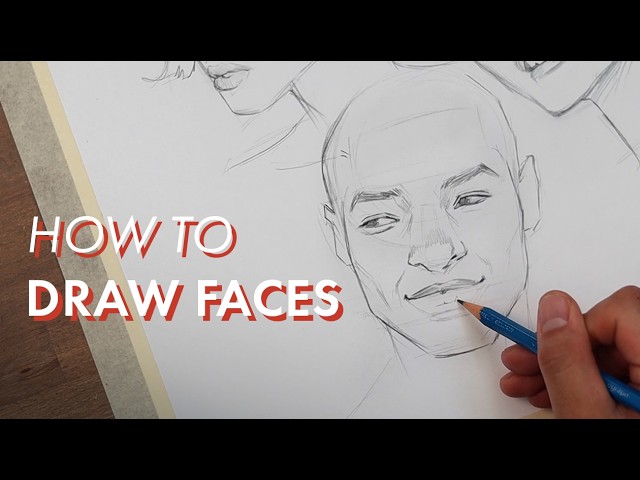 How to Draw Faces | A Portrait Drawing Tutorial w. Alcohol Marker Studies