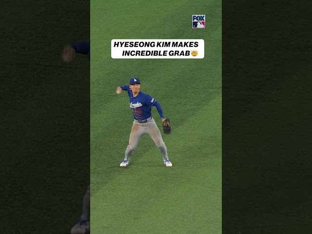 Hyeseong Kim UNBELIEVABLE 🤯 #hyeseongkim #Dodgers #catch #mlb
