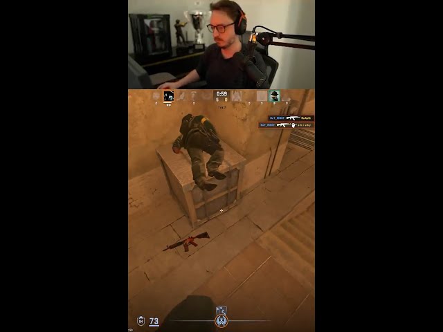 This guy was listening to EZ4ENCE on max volume I think 🎶