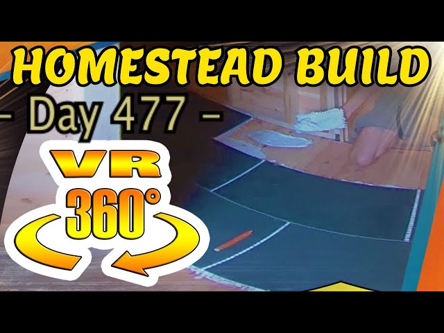 Homestead Building - Tiling the Bathroom Floor With Slate, Lay Person Tips